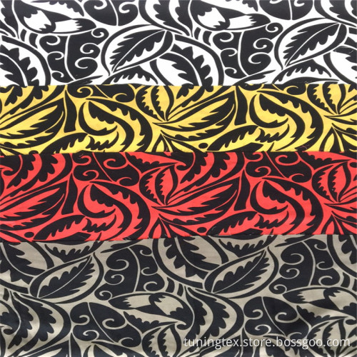 Rayon Print Fabric With Stock